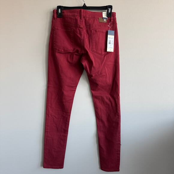 Roxy Suntripper Color Jeans Skinny Fit Red Denim 28 NWT - Picture 5 of 11